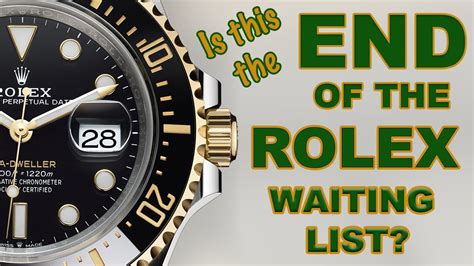 liste attesa rolex 2022|Rolex ad waiting list 2022.